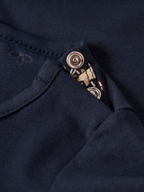 NAME IT Body Vandora Navy Blazer Flowers And Hearts